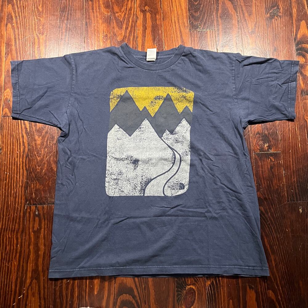 The North Face L Gorpcore Graphic Tee Blue Regular